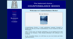 Desktop Screenshot of counterbalancebooks.com